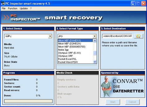 PC Inspector smart recovery (free) download Windows version